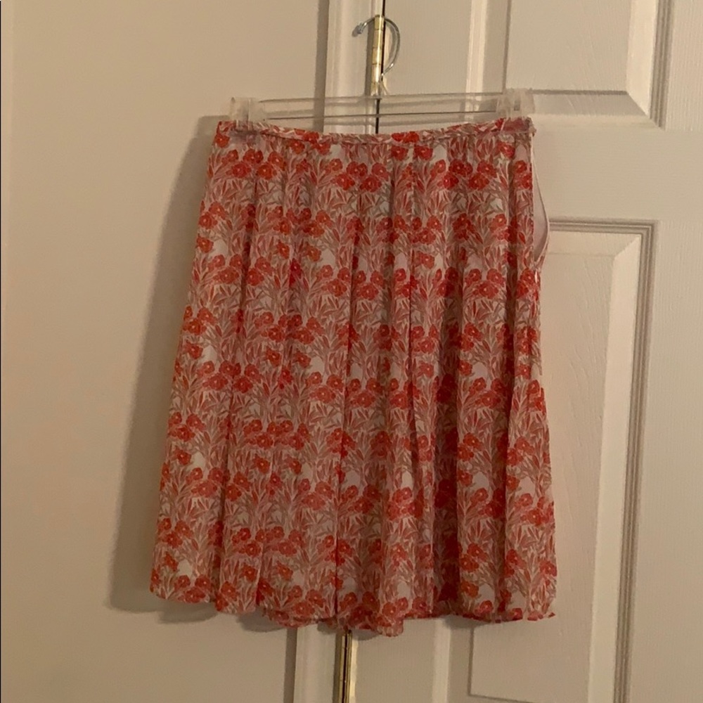 Petite Sophisticate Floral Print Skirt